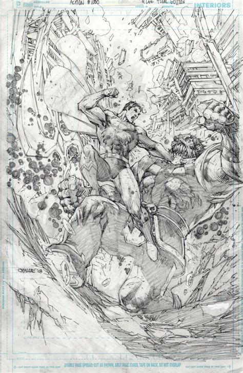 Jim Lee Unveils His Action Comics 1000 Variant Cover Jim Lee Art