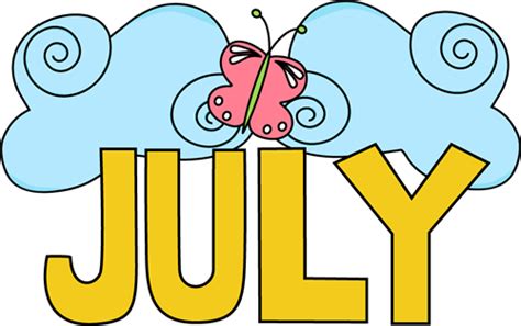 August Clipart July Month August July Month Transparent Free For