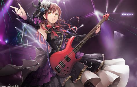 Wallpaper Girl Music Guitar Anime Art Hiroki Ree Imai Lisa Bang