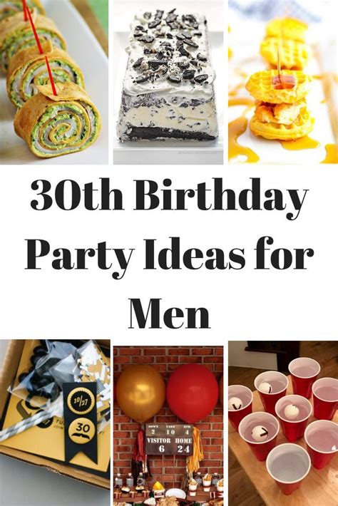 Find 30th birthday themes and ideas below that make for an unforgettable celebration. 30th Birthday Party Ideas for Men | 30th birthday party ...