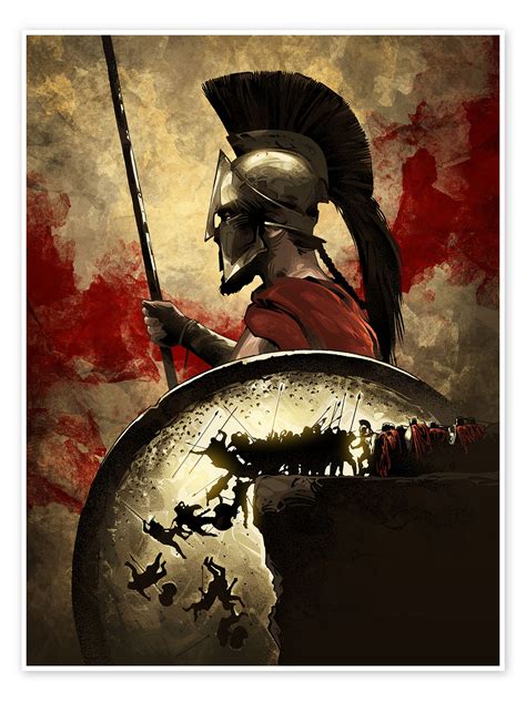 300 Spartans De Nikita Abakumov En Poster Tableau Sur Toile Et Plus