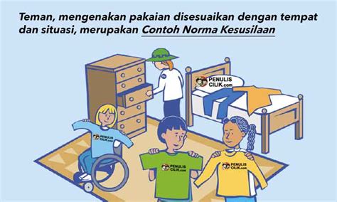 Pengertian Norma Kesusilaan Contoh Dan Tujuan Penulis Cilik