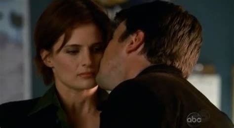 The Very First Caskett Kiss Castle X Flowers For Your Grave Alexis