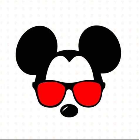 Mickey Mouse Svg Sunglasses Disney Mickey Mouse Sunglasses Etsy