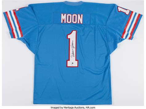 Warren Moon Signed Houston Oilers Jersey Football Collectibles