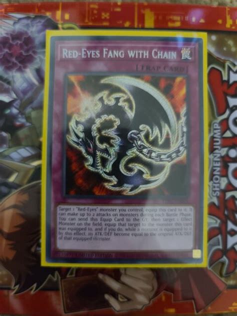 Red Eyes Fang With Chain Legendary Lds1 En021 Secret Rare Yugioh