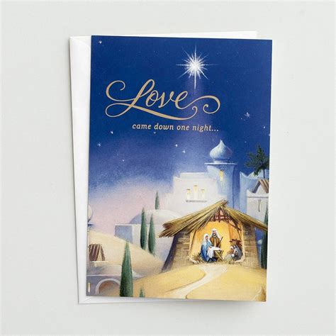 love came down one night 50 christmas boxed cards kjv