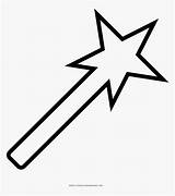 Wand Coloring Star Magic Clipart Transparent Shooting Kindpng Vippng sketch template