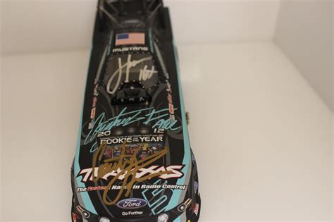 Courtney Force 2013 Dual Auto W John Force Traxxas 2012 Rookie Of The