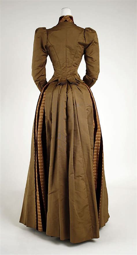 C 1886 American Silk Dress The Met Victorian Fashion Victorian