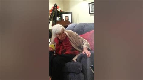 92 Year Old Grandma Cursing Maple Leafs Gpa Youtube