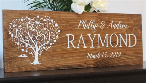 The perfect thoughtful gift or personal memento. Personalized wedding gift sign for newlyweds-best friend ...