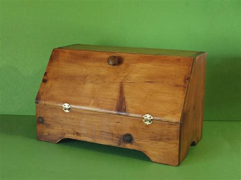 Please be mindful of our production time on this item before ordering. Vintage Wooden Bread Box / Wooden Bread Keeper | Wooden ...