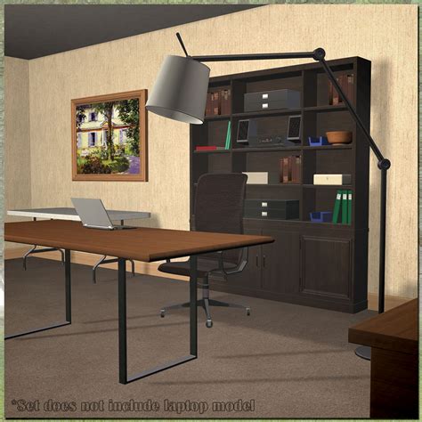 The Home Office Set 3d Models Richabri