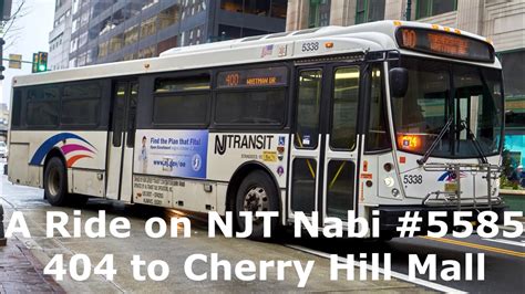 A Ride On A New Jersey Transit Nabi To Cherry Hill Mall Youtube