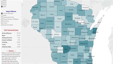 Sex Crime Statistics Detailed In New Wisconsin Data