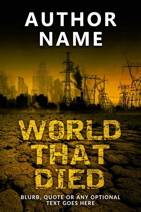 World That Died The Book Cover Designer