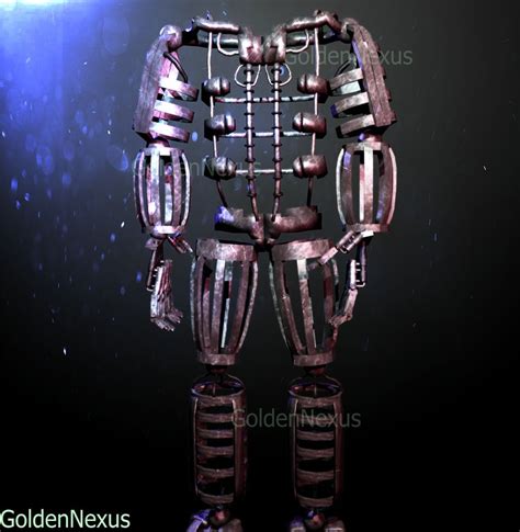 stylistic springlock endoskeleton w i p by goldennexus on deviantart fnaf cosplay fnaf fnaf art