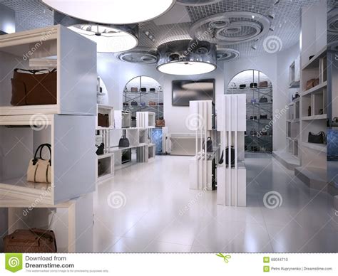 Luxury Store Interior Design Art Deco Style With Hints Of