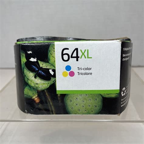 Genuine Hp 64xl N9j91an Tri Color Ink Cartridge Dated May 2024 New Hp