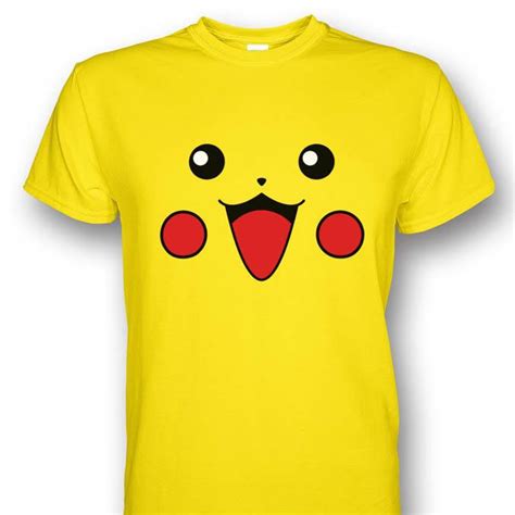 Pokemon Pikachu Face T Shirt Sn