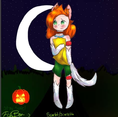 Scarlet Adoptable Happy Hallows Eve By Fish Bean On Deviantart