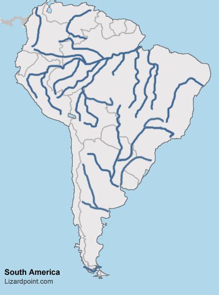 Map Of South America Rivers Get Latest Map Update