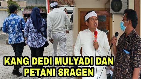 Kang Dedi Mulyadi Berkunjung Ke Sragen Jateng Dedi Mulyadi Disambut