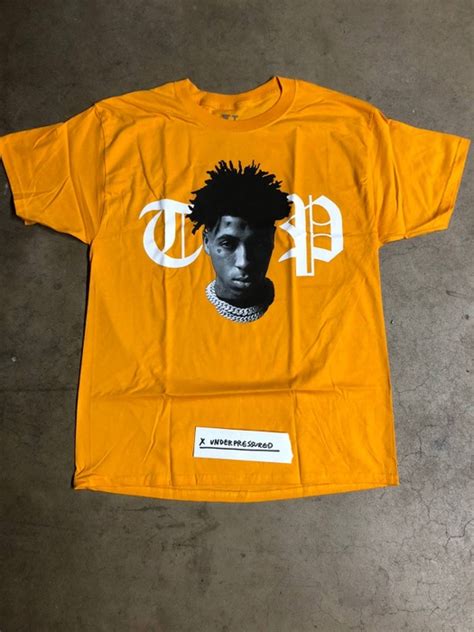 Vlone New Vlone Nba Youngboy Peace Hardly Tee Yellow Small Grailed