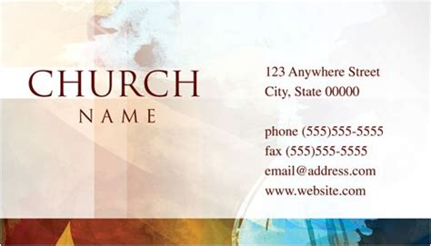 Free Printable Religious Business Card Templates Williamson