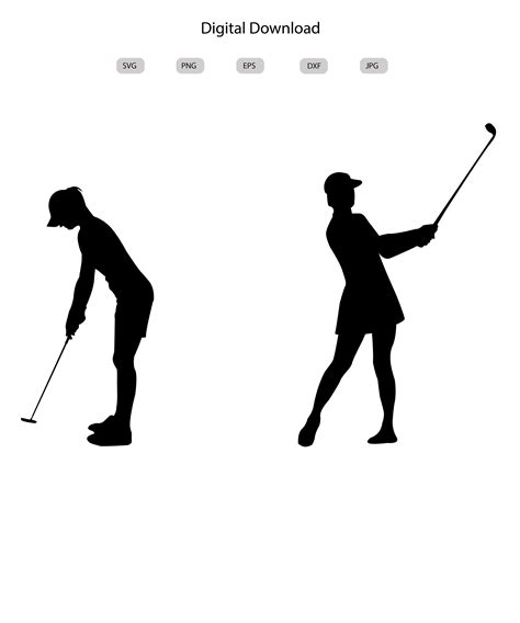 Golf Svg Golfing Svg Golf Player Svg Women Golfer Svg Etsy