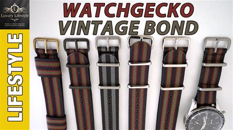 WatchGecko Vintage Bond & Leather Watch Straps Review • Watch Lifestyle Channel - YouTube