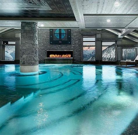 Incredible Indoor Pool Check Out The Views Luxury Swimming Pools