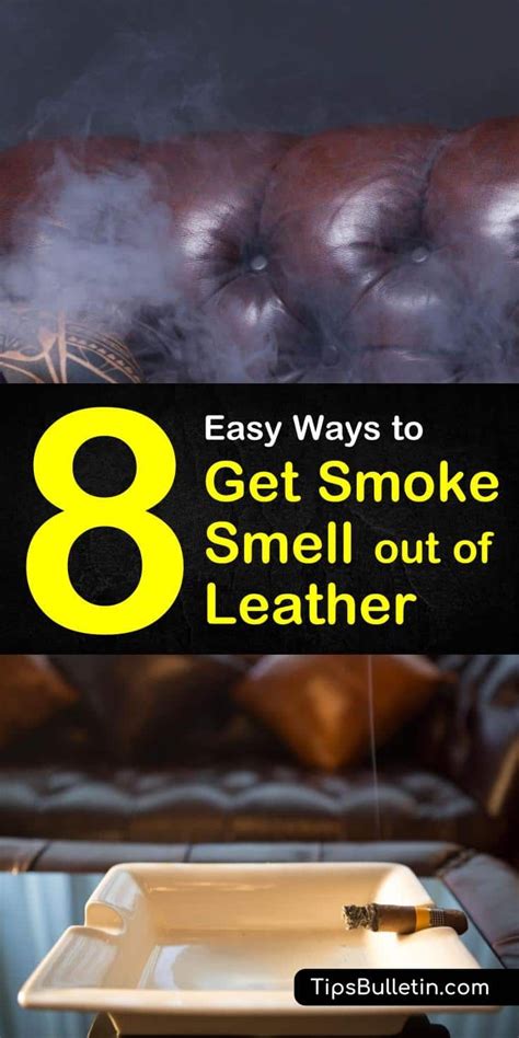 Just as with the seat upholstery, you should treat the rest of the car. 8 Easy Ways to Get Smoke Smell Out of Leather | Smoke ...