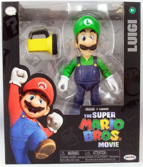 The Super Mario Bros Movie Jakks Pacific Luigi Action Figure