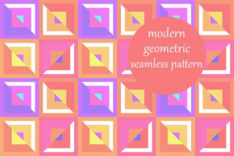 Modern Geometric Pattern Graphic By Brightgrayart · Creative Fabrica