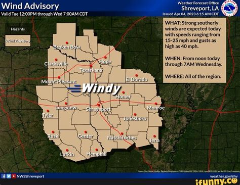 Wind Advisory COT Weather Forecast Office Issued Apr 04 2023 AM CDT