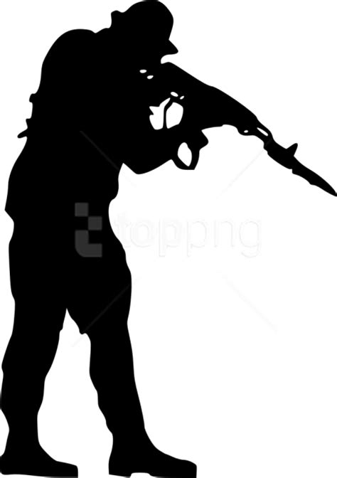 Download Free Png Soldier Silhouette Png Silhouette With Army Png