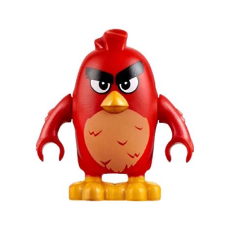 Lego Minifig Angry Birds Red