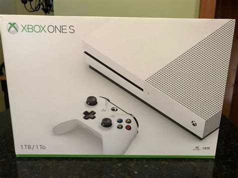 Microsoft Xbox One S 1tb White Gaming Console Model 1681 Xbox One S