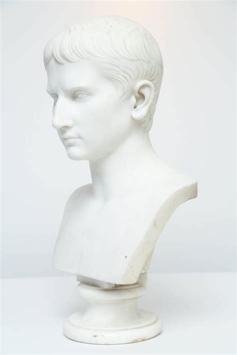 Marble Bust Of Augustus Caesar As A Boy Italian 19th Century At 1stdibs