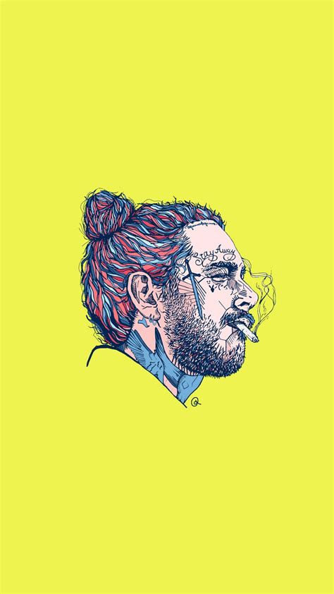 Post Malone Black Wallpapers Post Malone Wallpaper For Iphone Sexiz Pix