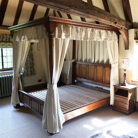 Oak Four Poster Bed Titchmarsh And Goodwin