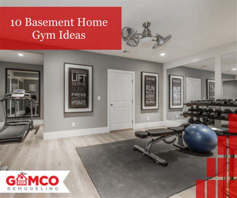 10 Basement Home Gym Ideas Gamco Remodeling