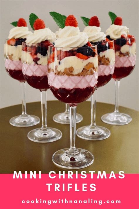 Afterwards, she carefully stored her christmas baking in the kitchen pantry. Mini Trifles | Recipe | Christmas trifle, Christmas cooking, Christmas desserts