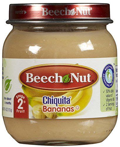 This stage of food for babies aged about 9 months and up includes thicker mashed foods and purees with a lot of texture. Beechnut Stage 2 Chiquita Bananas 4 Oz Pack of 12 ...