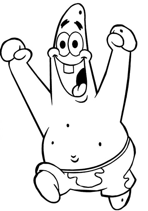 Free printable coloring pages for a variety of themes that you can print out and color. Patrick Starfish Coloring Pages - Coloring Home