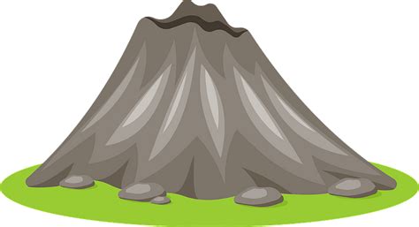 Dormant Volcano Clip Art