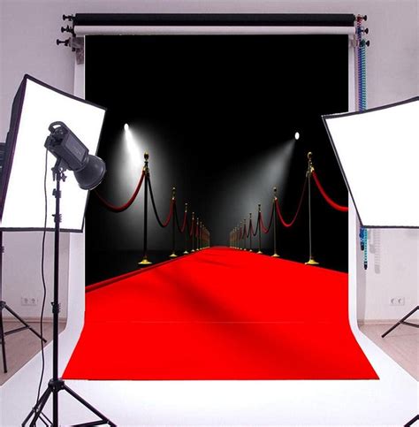 Laeacco 8x10ft Vinyl Photography Background Red Carpet