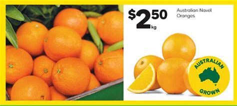 Australian Navel Oranges Offer At Woolworths Au